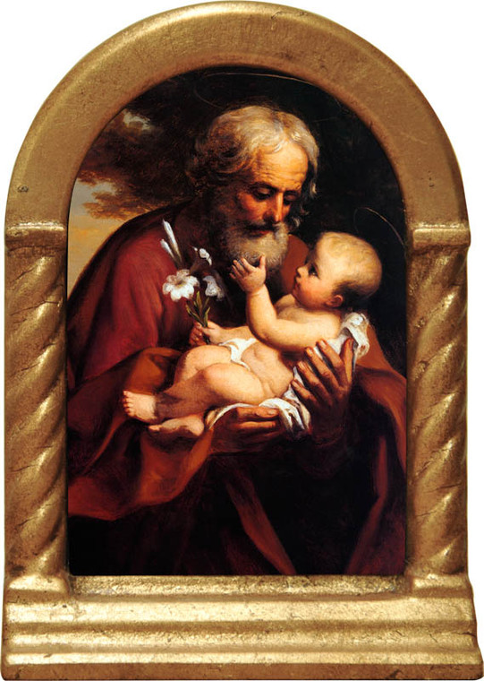 St. Joseph (Older) Desk Shrine