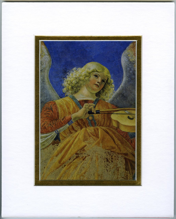 Angel with Violin: Fine Art Print with Matte