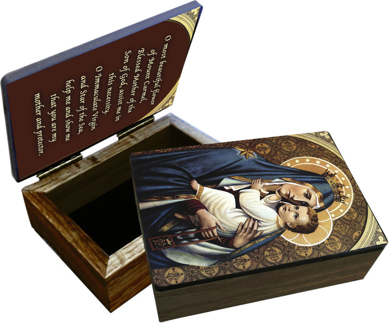 Our Lady of Mt. Carmel Keepsake Box