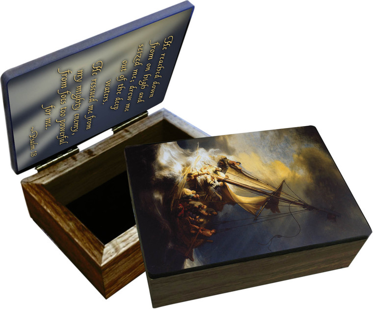 Storm at the Sea of Galilee Keepsake Box Storm at the Sea of Galilee Keepsake Box