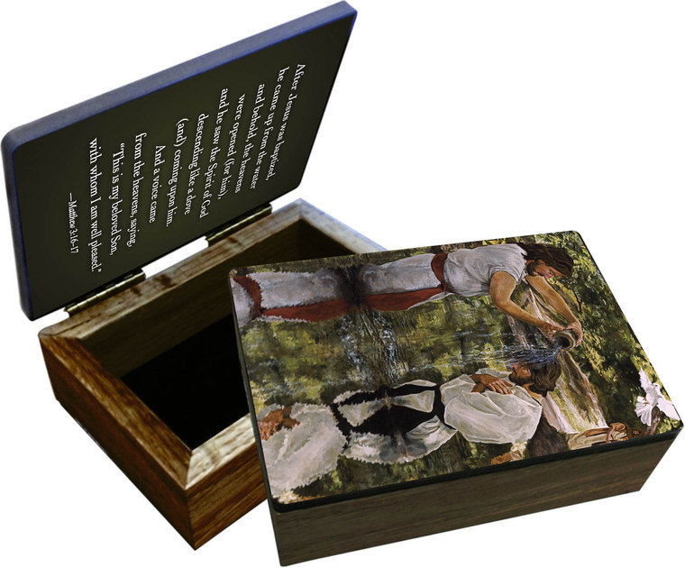 Baptism of Jesus Keepsake Box