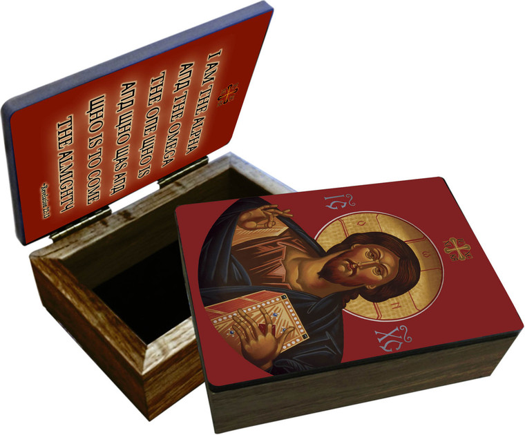 Alpha and Omega Keepsake Box