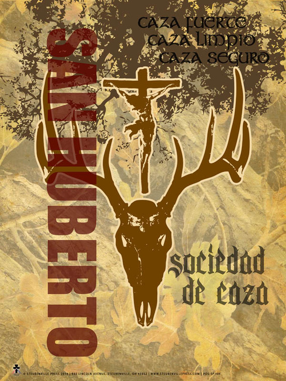 Spanish St. Hubert Graphic Poster