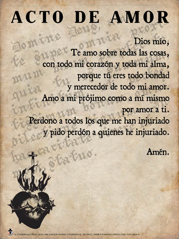 Spanish Act of Love Poster