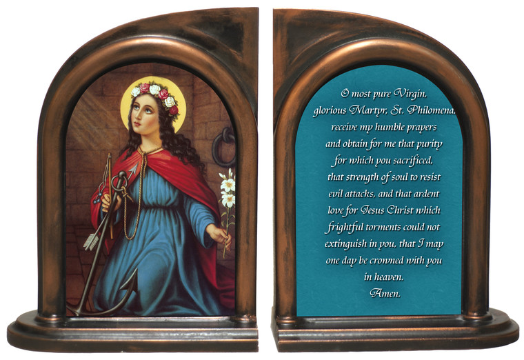 St. Philomena Bookends