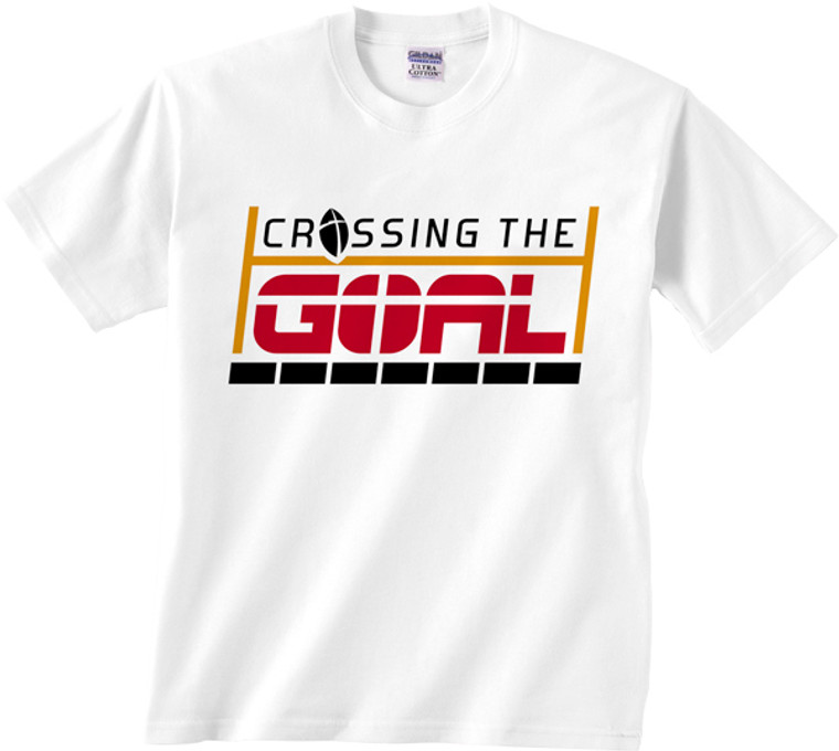 Crossing the Goal White T-Shirt
