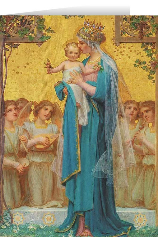 Madonna and Child by Enric M. Vidal Christmas Cards  (25 Cards)