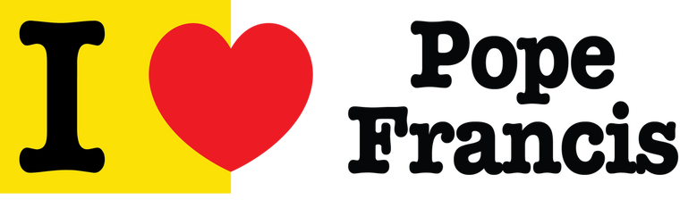 I Love Pope Francis Bumper Sticker