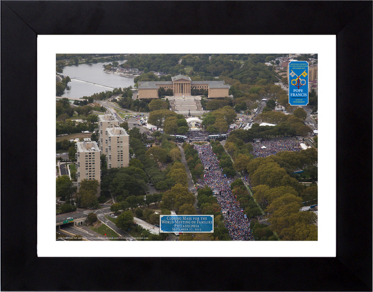 World Meeting of Families Papal Mass Commemorative Photograph