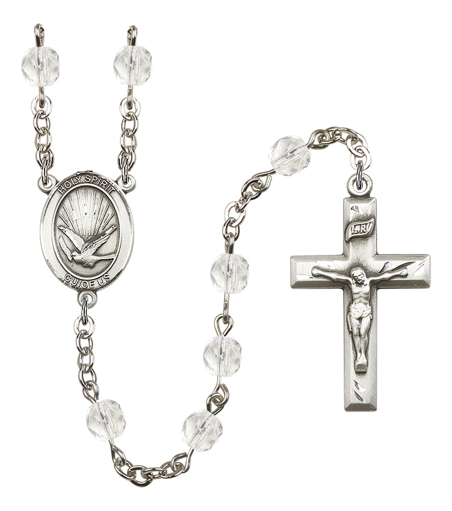 Hand-Made Silver Plate Holy Spirit Rosary - Catholic to the Max ...