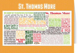 Saint Thomas More Quote Card - Catholic to the Max - Online Catholic Store