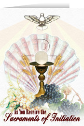 Eucharist RCIA Greeting Card - Catholic to the Max - Online Catholic Store