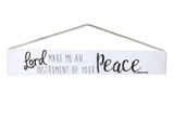 "Make Me An Instrument" St. Francis of Assisi Quote Plaque