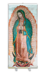 CLASSIC Our Lady Guadalupe Fabric HAND-Stand ~ Jewelry Display ~ Ready to Ship!