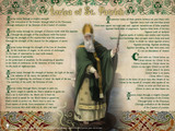 St. Patrick with Prayer Wall Plaque