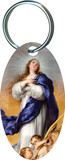 Immaculate Conception Oval Keychain