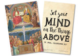 "Set Your Mind" St. Paul Quote Holy Card