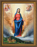 Our Lady of Graces Received - Gold Framed Art