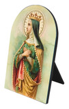 Saint Matilda Arched Desk Plaque