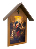 Mary Undoer of Knots Simple Poly Wood Outdoor Shrine