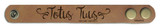 "Totus Tuus" Rustic Leather Bracelet
