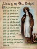 Litany of St. Brigid Poster