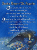 Evening Prayer of St. Augustine Poster