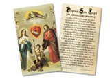 Prayer to St. Joseph for Protection from Evil Holy Card