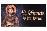 St. Francis Vinyl Bumper Sticker