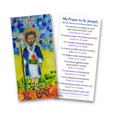 St. Joseph Holy Card (Pack of 50) by Paula Trzepacz