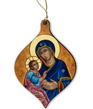 Our Lady of Good Health Wood Ornament