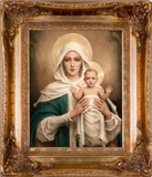 Madonna and Child by Chambers Framed Canvas