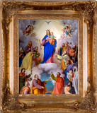 Mary Help of Christians Framed Canvas