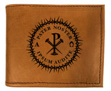 Pater Noster Bi-Fold Leather Wallet