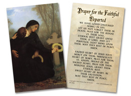 Prayer for the Faithful Departed Holy Card 1 - Catholic to the Max ...
