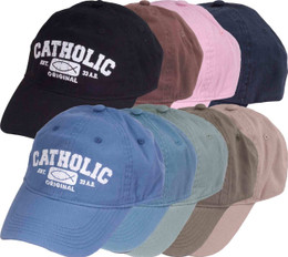 Catholic Original Pigment Dyed Baseball Cap - Catholic to the Max ...