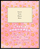 Cradle Catholic Pink Vertical Picture Frame (Insert Your Photo)