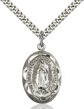 Sterling Silver O/L of Guadalupe Medal