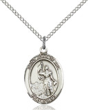 Sterling Silver Medal St. Joan of Arc