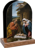 Nativity with Reaching Jesus Table Organizer (Vertical)