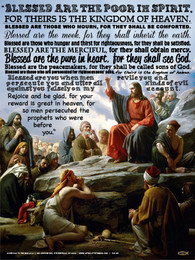 Beatitudes Poster - Catholic to the Max - Online Catholic Store