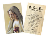 Our Lady of Fatima Decade Prayer Holy Card