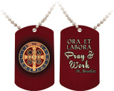 St. Benedict Medal Dog Tag