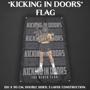 ***PREORDER*** TBF "KICKING IN DOORS" Flag