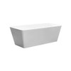 Milano - White Freestanding Bath 1500S