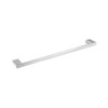 Que - Chrome Single Towel Rail 600mm