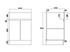 Standard - Laundry Trough & Cabinet 45L