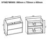 Fineline - Floor Mounted Vanity Only 900mm