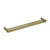 Saturn - Brushed Gold Double Towel Rail 600mm