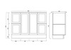Charlotte - Floor Mounted Vanity and Top 1200 mm Charlotte - Floor Mounted Vanity and Top 1200 mm